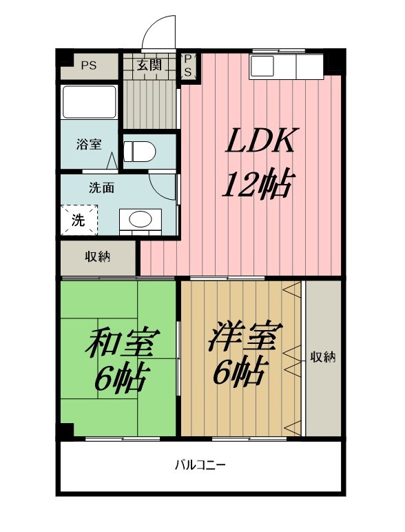 ライトヒルズ桜木の間取り