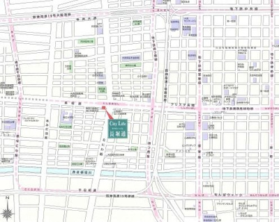 【地図】 | シティライフクラウンハイム長堀通