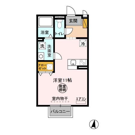 Dearcourtの間取り