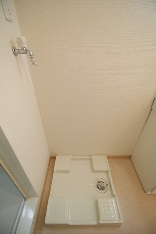 グリーンシティⅠの洗面所|室内洗濯機置き場です