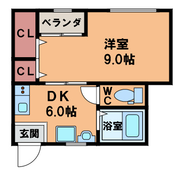 【間取り】 | エバー西田辺