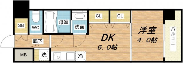 【間取り】 | S-RESIDENCE淀屋橋