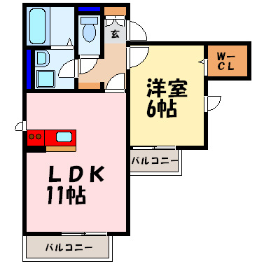 ヴァンヴェールの間取り