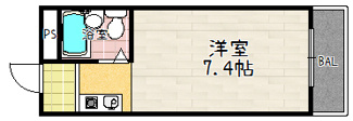 【間取り】 | ベルシャトーむらじ