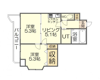 【間取り】 | ティアラ手稲本町