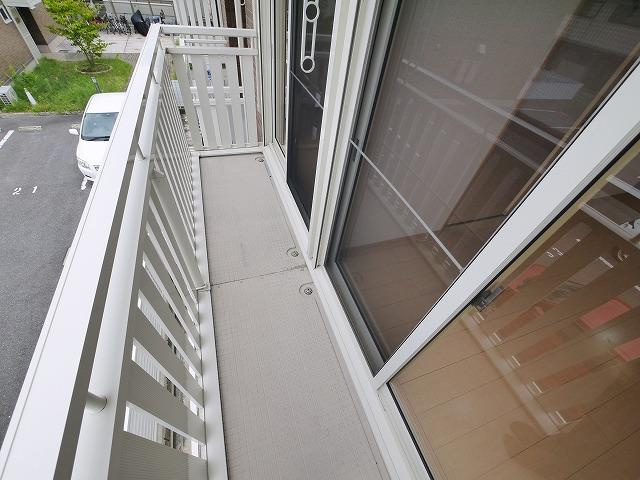 カリーノ　Ｂ棟のバルコニー|お洗濯にも便利なバルコニー付き