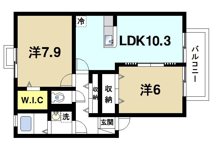 カリーノ　Ｂ棟の間取り|新婚さんからファミリーさんにおススメの間取りです。