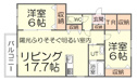【間取り】 | 広めのリビング