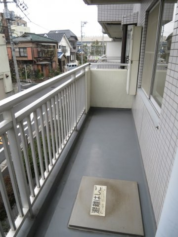 セゾン皿沼のバルコニー