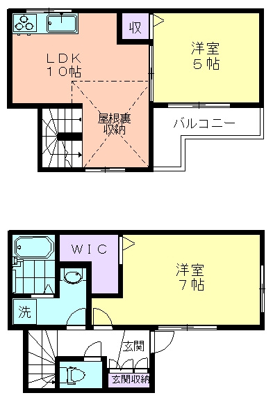 恩多町2丁目戸建の間取り