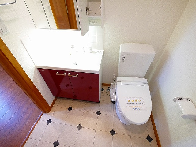 カサフェリス富雄　弐番館の洗面所