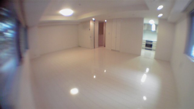 港区三田２丁目の賃貸マンションの居間・リビング