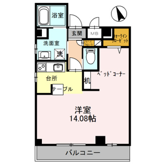 【間取り】 | マメゾンサンライズ浜寺