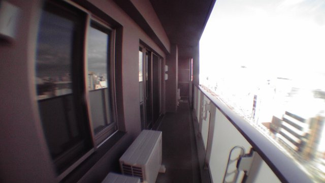 台東区上野３丁目の賃貸マンションのバルコニー