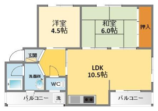 【間取り】 | グレース甲子園（小松小・学文中学校区）