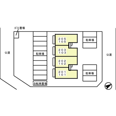【区画図】 | ル・アンソレイエ
