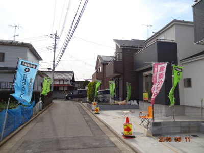 【前面道路含む現地写真】 | さいたま市緑区三室　新築分譲住宅全2棟