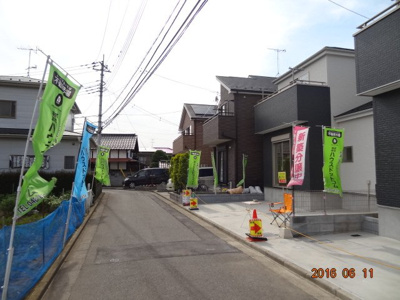 【前面道路含む現地写真】 | さいたま市緑区三室　新築分譲住宅全2棟