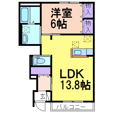 ポラリス　Ｂ棟の間取り