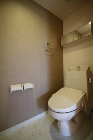ポラリス　Ｂ棟のトイレ|ゆったりとした空間のトイレです