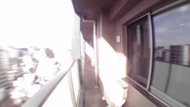 台東区上野３丁目の賃貸マンションのバルコニー