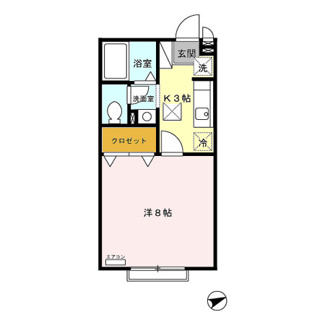 【間取り】 | クレールⅢ