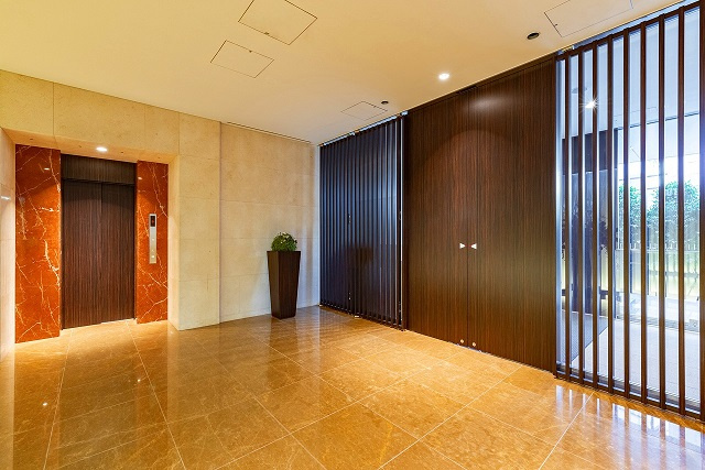 新宿区荒木町の賃貸マンションのその他|エントランス内側