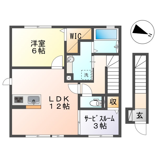 ソレイユシャトーの間取り