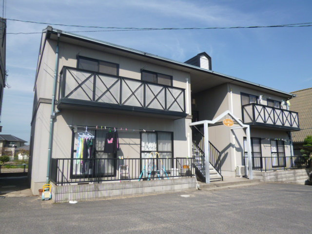 倉敷市西阿知町のアパートの外観