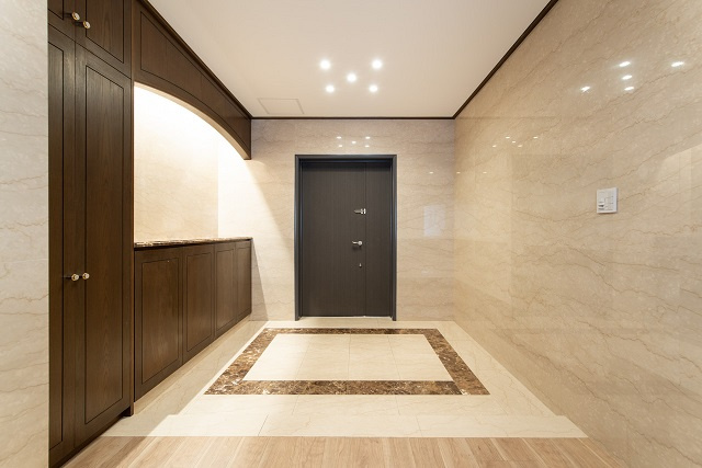 港区芝１丁目の賃貸マンションのその他|玄関