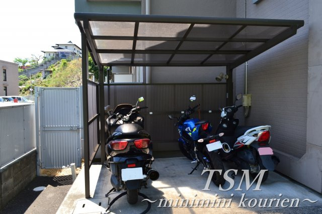 清水谷コーポのその他共用部分|バイク置場