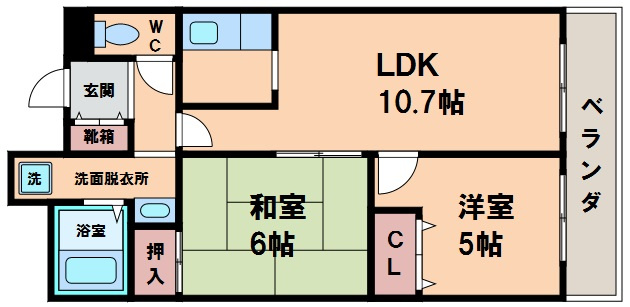 【間取り】 | グランディール阪南町