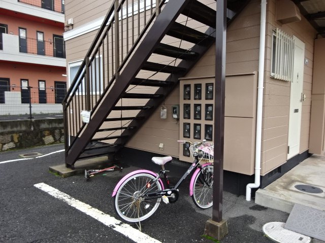 倉敷市堀南のアパートのその他共用部分|駐輪スペース