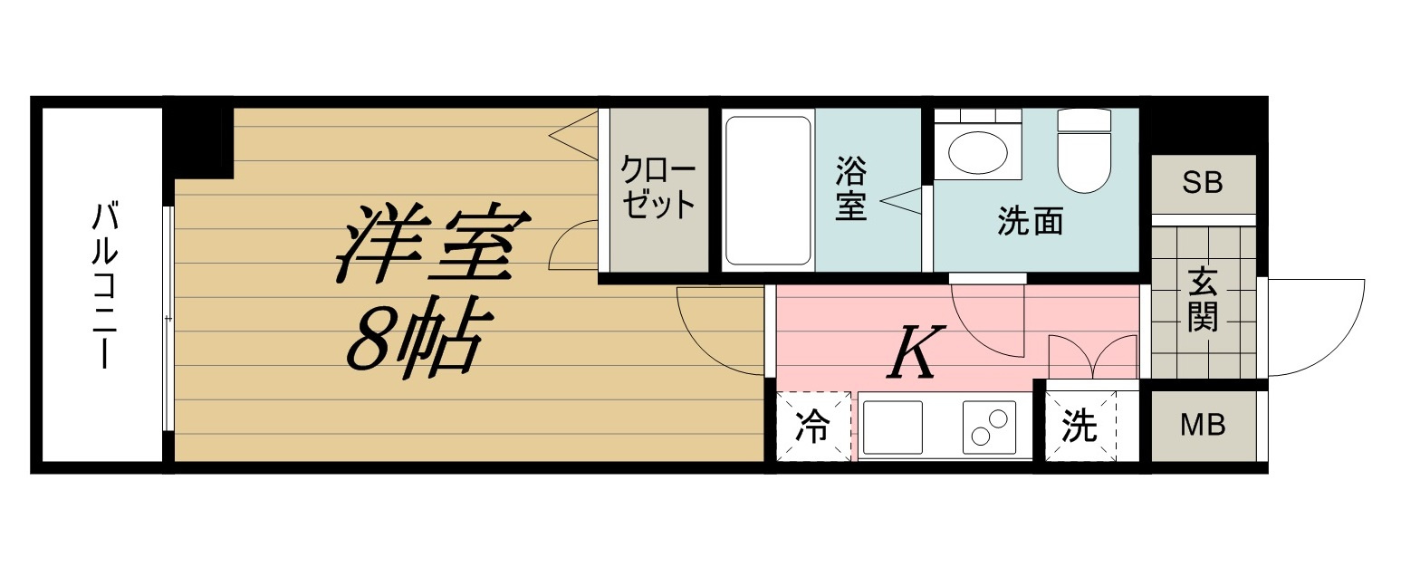 ＫＤＸ千葉中央レジデンスの間取り