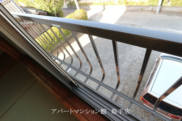 取手セントラルハイツのバルコニー