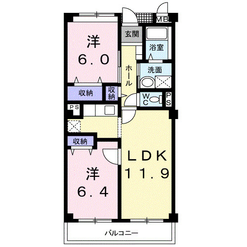 グラシューの間取り