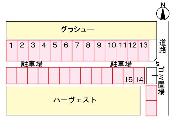 グラシューの区画図