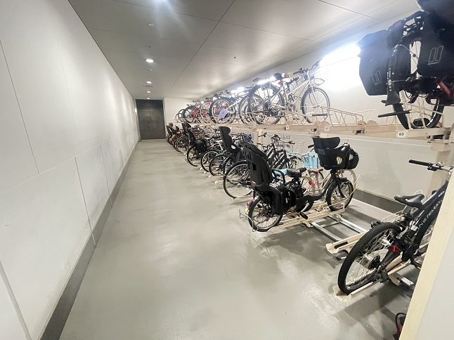 千代田区二番町の賃貸マンションのその他|駐輪場