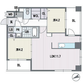 ファースト・ピット の間取り|ファースト・ピット（2LDK）　間取り