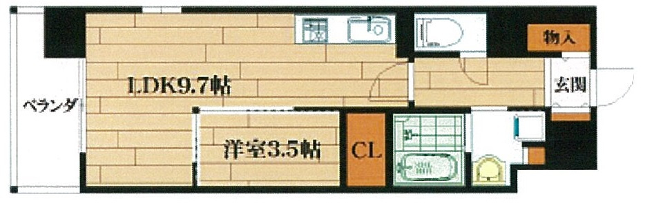 サムティ上町台龍造寺　BRAVI不動産の間取り|【サムティ上町台龍造寺】間取り