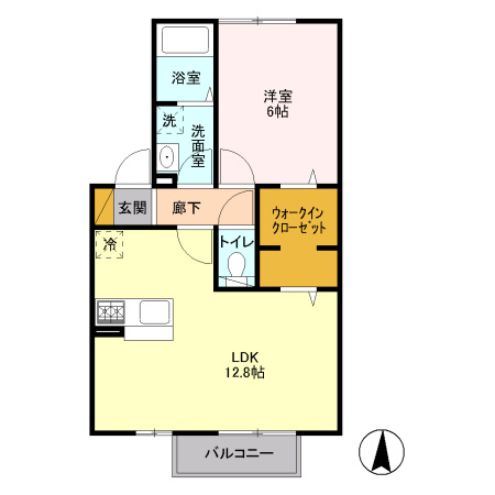 エクレールCの間取り