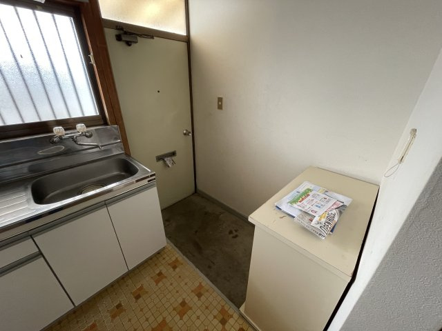 共栄ハイツの玄関