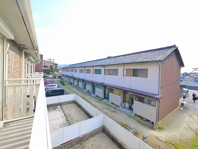 カリーノ　Ｄ棟の展望|静かな住宅地です。