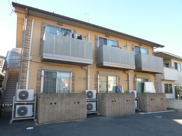 倉敷市水江のアパートの外観