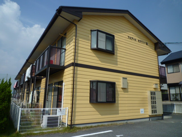 倉敷市茶屋町のアパートの外観