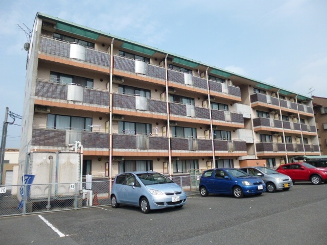 倉敷市松島の賃貸マンションの外観