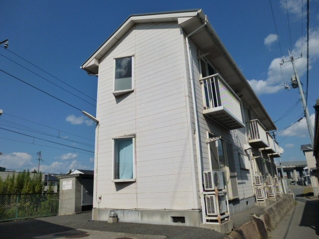 倉敷市中庄のアパートの外観