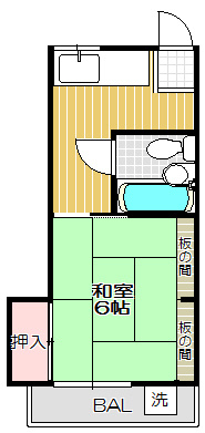【間取り】 | 第二金子荘