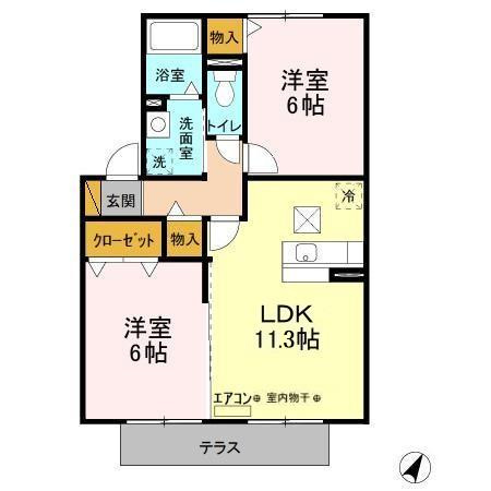 ソレアードの間取り