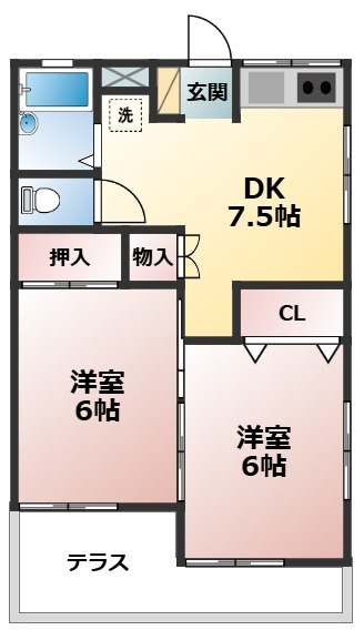 リバーサイドＭＭの間取り